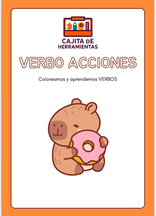 🎨 Cuadernillo “Capibaras y Verbos” 🦫📚